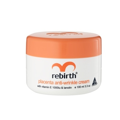 REBIRTH Placenta Anti-Wrinkle Vitamin E & Lanolin Cream 100ml