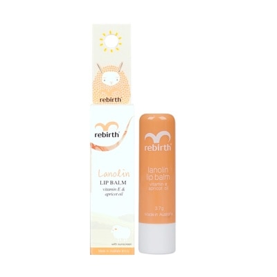 REBIRTH Lip Balm Sunscreen, Vitamin E & Apricot Oil 3.7g