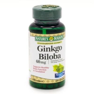 NATURE'S BOUNTY Viên Uống Bảo Vệ Tế Bào Thần Kinh Nature's Bounty Gingko Biloba 60 Viên