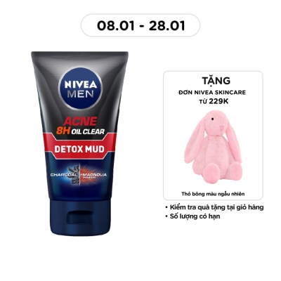 NIVEA Men Oil Control Cooling Mud Foam 100g