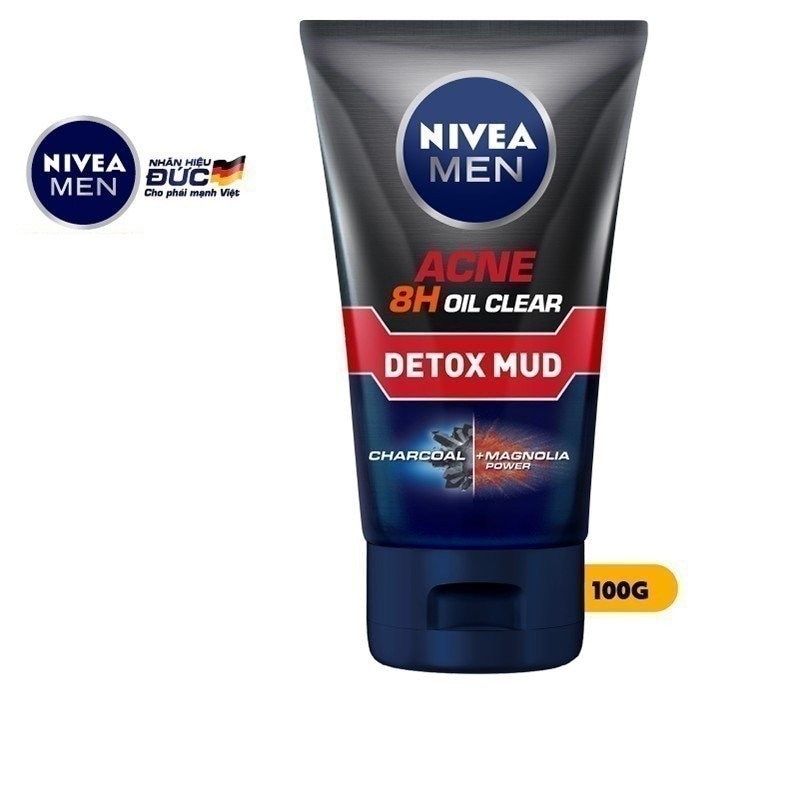 Men Oil Control Cooling Mud Foam 100g