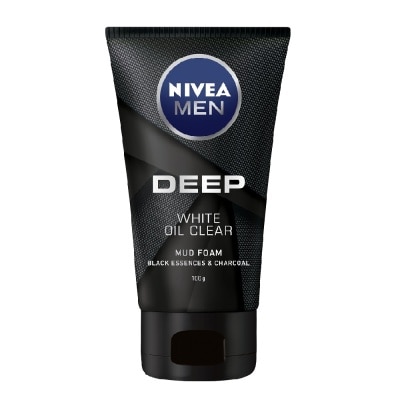 NIVEA Sữa Rửa Mặt Nam Than Đen Hoạt Tính Sáng Da Nivea 100g