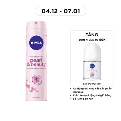 NIVEA Xịt Ngăn Mùi Nữ Ngọc Trai Nivea 150ml