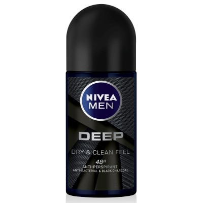 NIVEA Men Deep Dry & Clean Feel Roll On 50ml