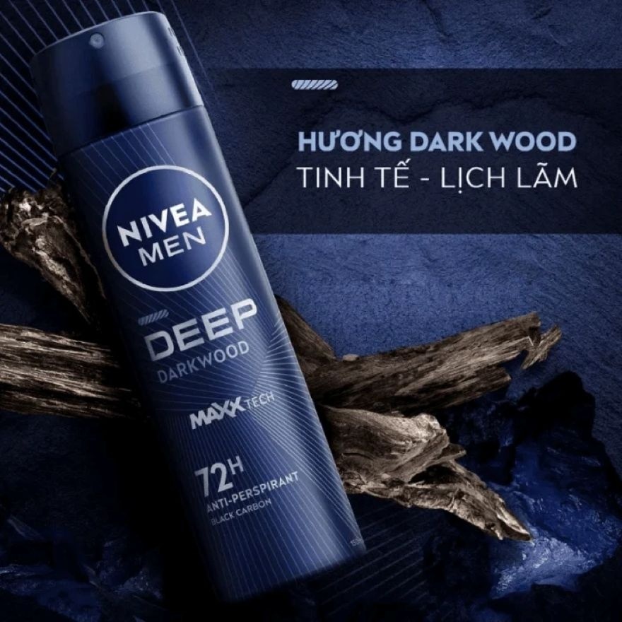 Men Deep Dry & Clean Feel Spray 150ml