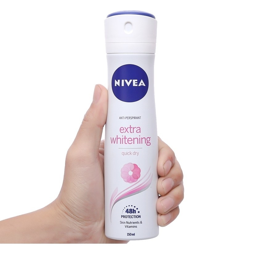 Xịt Ngăn Mùi Nữ Trắng Mịn Mờ Vết Thâm Nivea 150ml