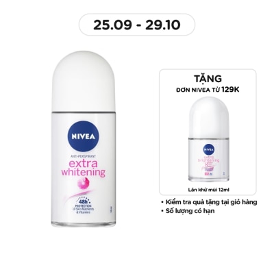 NIVEA Extra Whitening Roll On 50ml