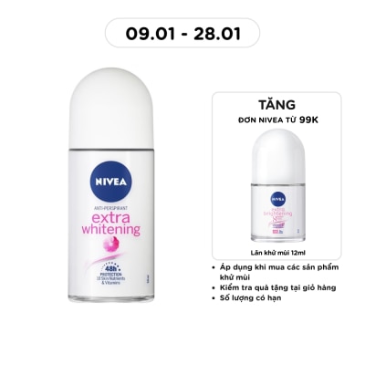 NIVEA Extra Whitening Roll On 50ml