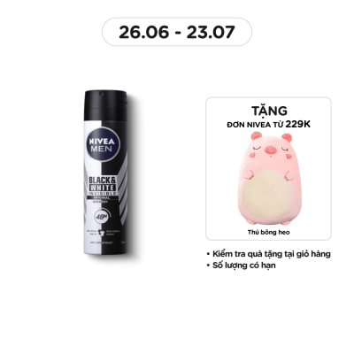 NIVEA Xịt Ngăn Mùi Nam Ngăn Vệt Ố Vàng Nivea 150ml