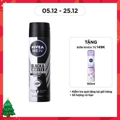 NIVEA Men Invisible For Black & White Spray 150ml