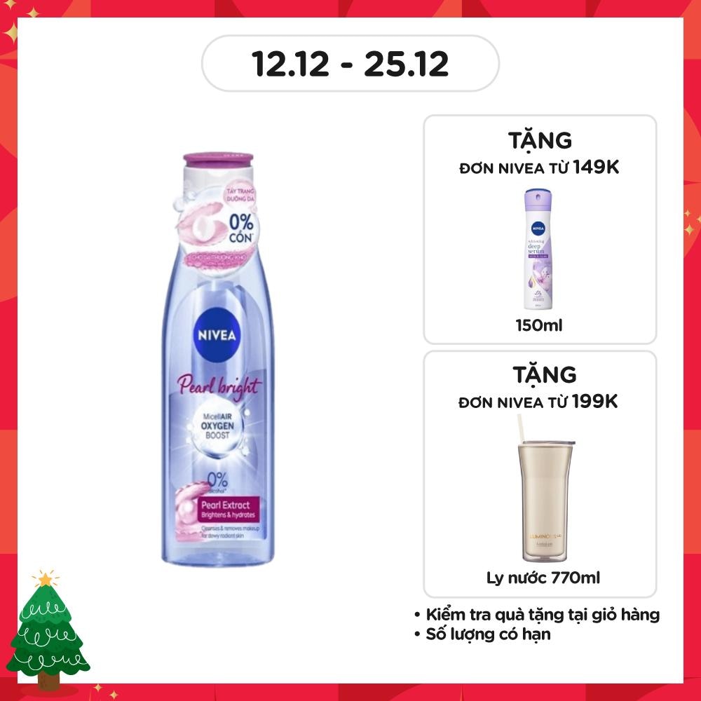 Nước Tẩy Trang Nivea Sáng Da Tinh Chất Ngọc Trai 200ml