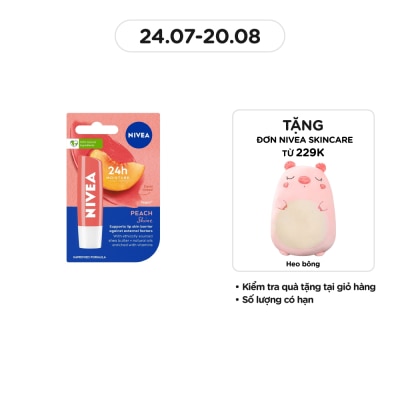 NIVEA Son Dưỡng Môi Đào Nivea 4.8g