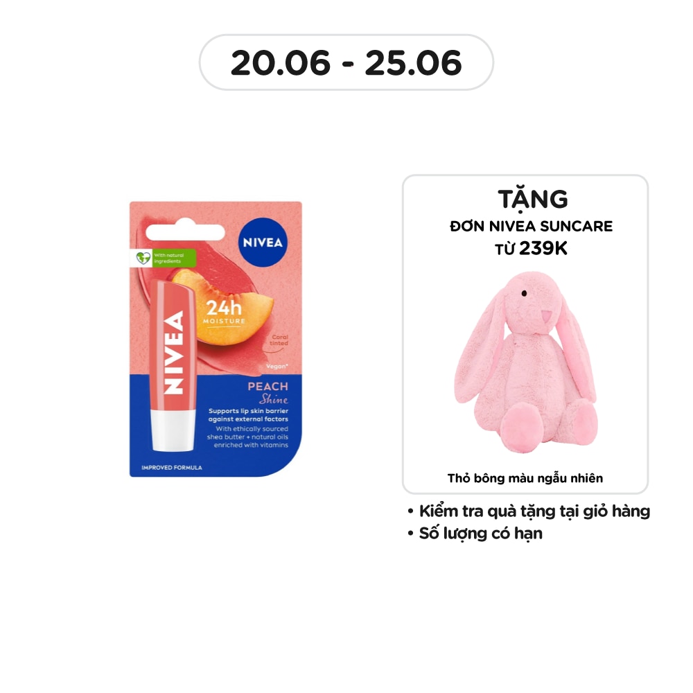 Peach Shine Lip Balm 4.8g