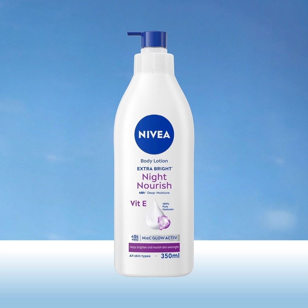 Sữa Dưỡng Thể Dưỡng Trắng Da Ban Đêm Nivea 350ml