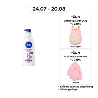 NIVEA Sữa Dưỡng Thể Dưỡng Trắng Da Ban Đêm Nivea 350ml