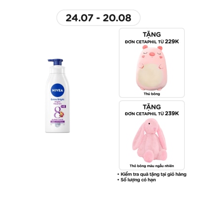 NIVEA Sữa Dưỡng Thể Dưỡng Trắng Da Ban Đêm Nivea 350ml