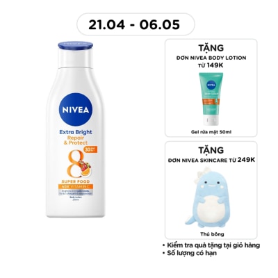 NIVEA - Sữa Dưỡng Thể Nivea SPF30 Dưỡng Trắng Phục Hồi Chống Nắng 200ml
