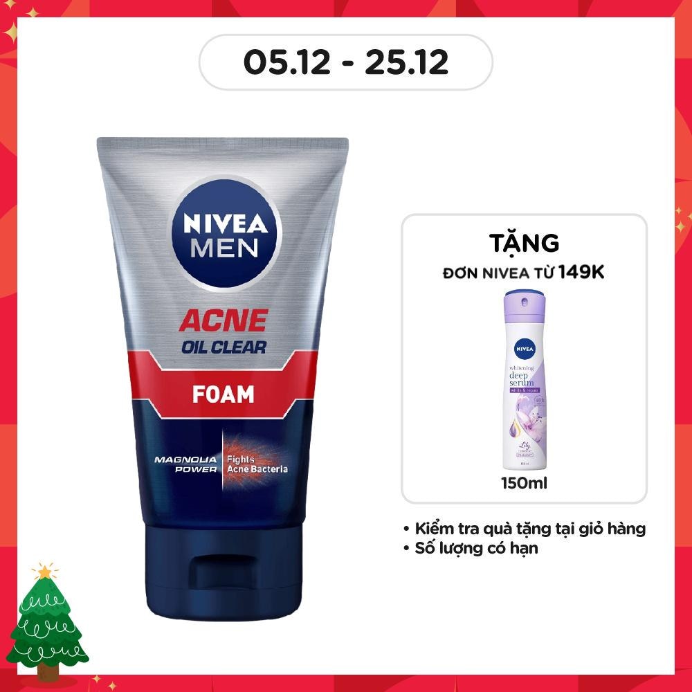 Sữa Rửa Mặt Nam Ngừa Mụn Nivea 100g