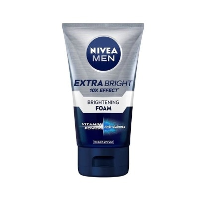 NIVEA Sữa Rửa Mặt Nivea Nam Sáng Da Extra Bright 10X Effect 100g