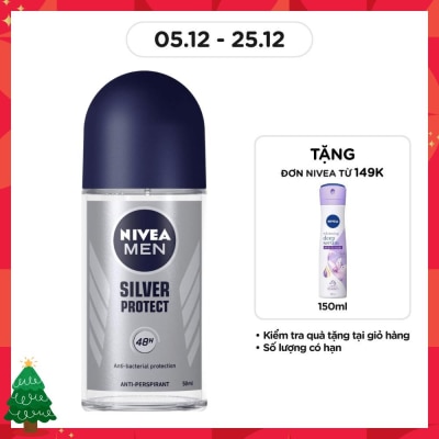 NIVEA For Men Silver Protect Roll On 25ml