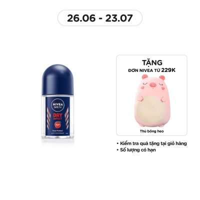 NIVEA Lăn Ngăn Mùi Nam Khô Thoáng Nivea 25ml