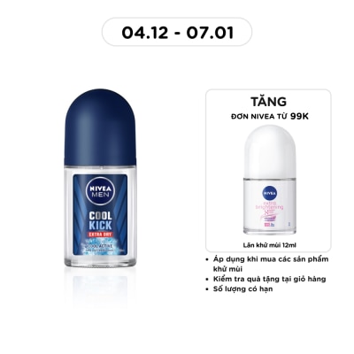NIVEA Lăn Ngăn Mùi Nam Mát Lạnh Nivea 25Ml