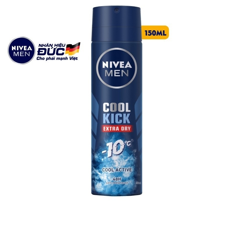 Xịt Ngăn Mùi Nam Mát Lạnh Nivea 150ml