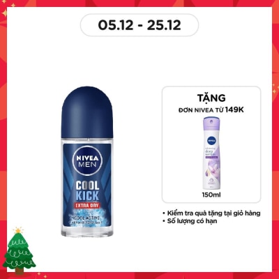 NIVEA Men Cool Kick Roll On 50ml