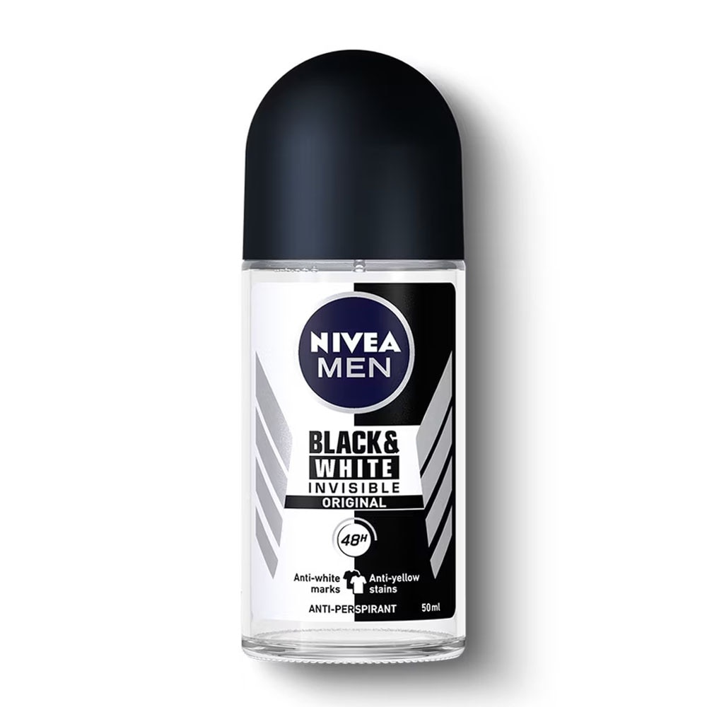 Men Invisible For Black & White Roll On 25ml