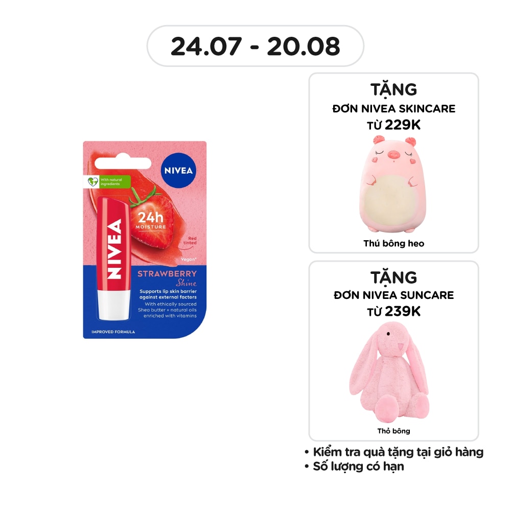 Son Dưỡng Ẩm Dâu Tây Nivea 4.8g