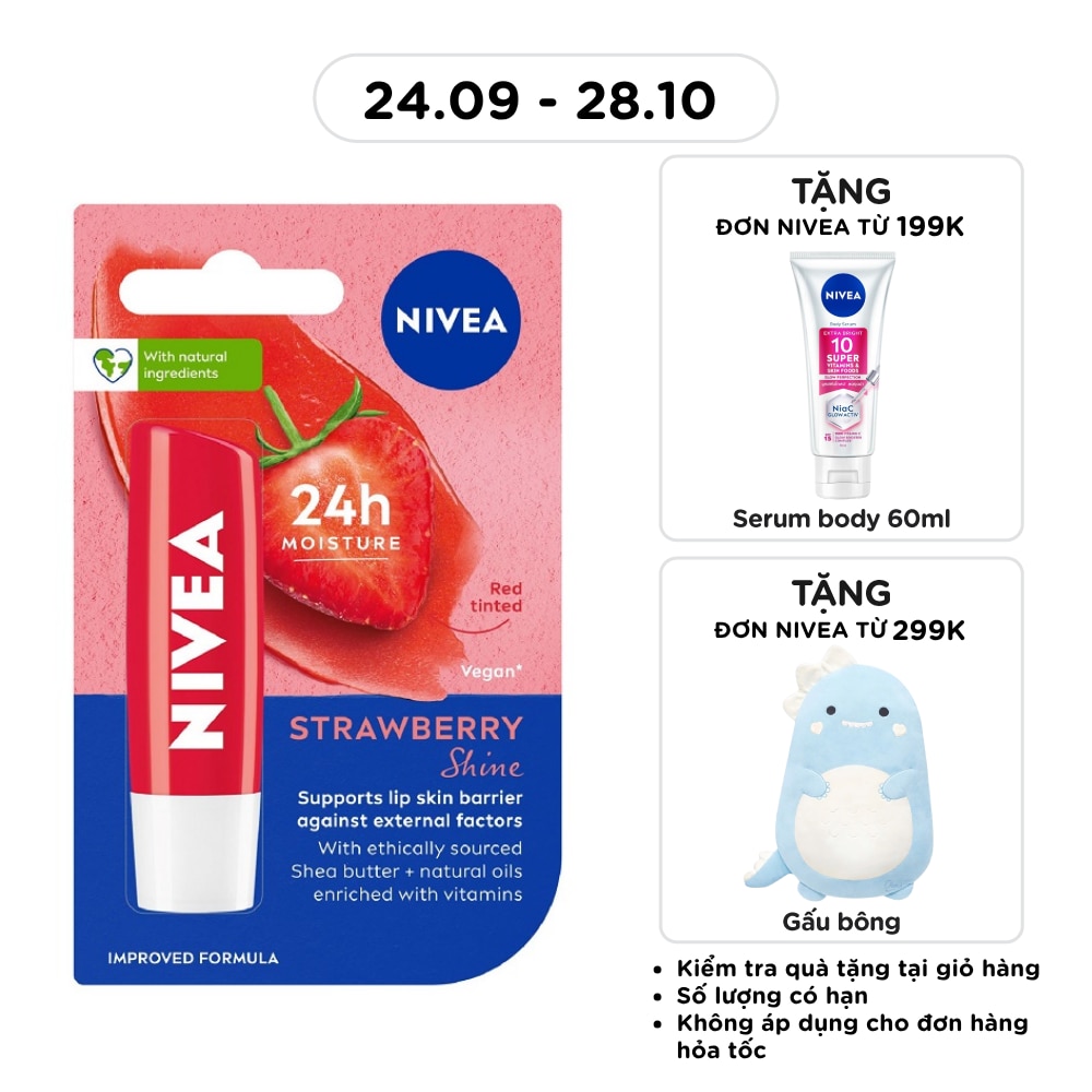 Fruity Shine Strawberry Lip Balm 4.8g image