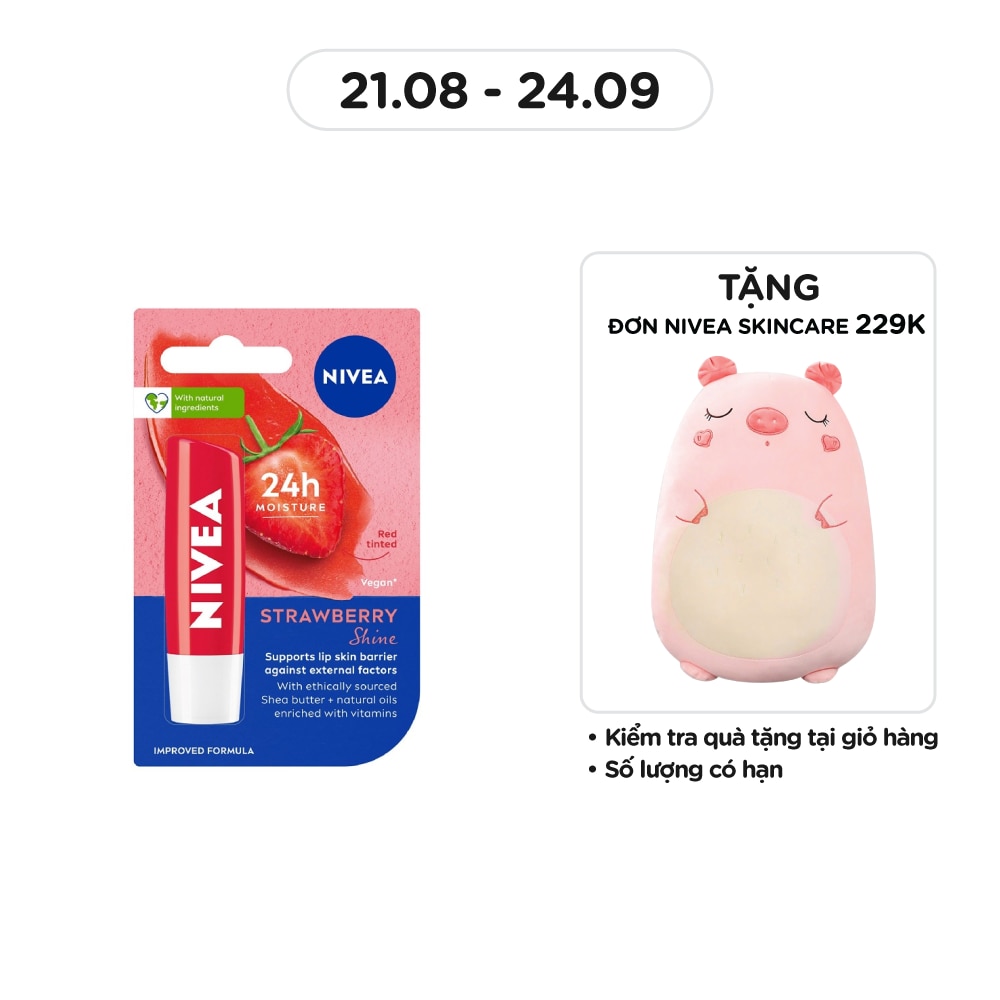 Son Dưỡng Ẩm Dâu Tây Nivea 4.8g