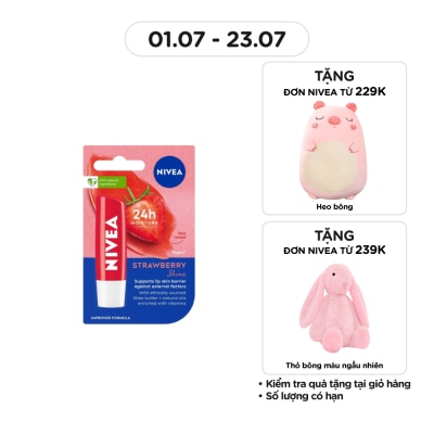 NIVEA Fruity Shine Strawberry Lip Balm 4.8g
