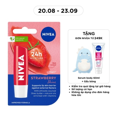 NIVEA - Son Dưỡng Ẩm Dâu Tây Nivea 4.8g image