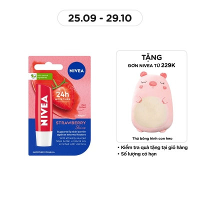 NIVEA Son Dưỡng Ẩm Dâu Tây Nivea 4.8g