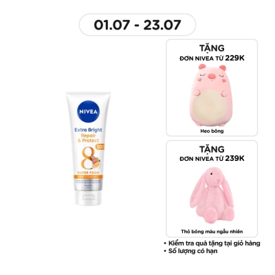 NIVEA Tinh Chất Dưỡng Thể Trắng Da Phục Hồi Chống Nắng Nivea 180ml