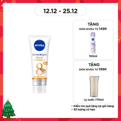 NIVEA Tinh Chất Dưỡng Thể Trắng Da Phục Hồi Chống Nắng Nivea 180ml