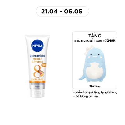 NIVEA - Tinh Chất Dưỡng Thể Trắng Da Phục Hồi Chống Nắng Nivea 180ml