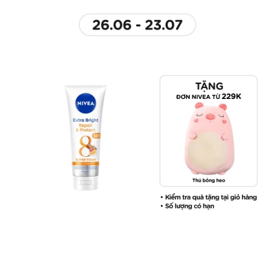 NIVEA Tinh Chất Dưỡng Thể Trắng Da Phục Hồi Chống Nắng Nivea 180ml