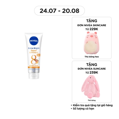 NIVEA Tinh Chất Dưỡng Thể Trắng Da Phục Hồi Chống Nắng Nivea 180ml