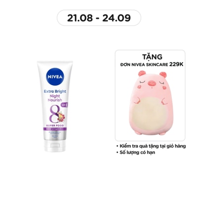 NIVEA Tinh Chất Dưỡng Thể Trắng Da Ban Đêm Nivea 180ml