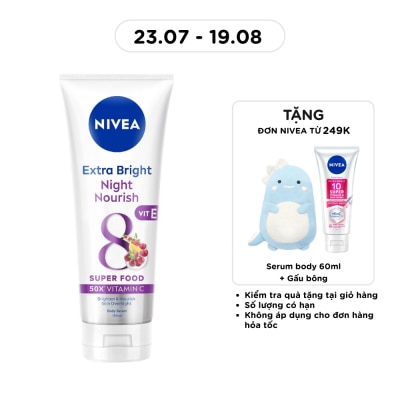 NIVEA - Body Night Whitening Serum 180ml image