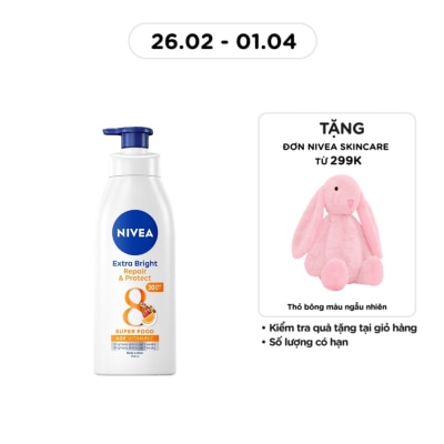 NIVEA - Sữa Dưỡng Thể Dưỡng Trắng Phục Hồi Chống Nắng Nivea 350ml