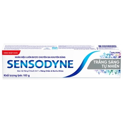 SENSODYNE Kem Đánh Răng Trắng Sáng Sensodyne Gentle Whitening 160g