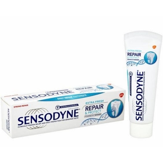 Kem Đánh Răng Giúp Phục Hồi Răng Nhạy Cảm Hơi Thở Thơm Mát Sensodyne Repair&Protect Extra Fresh 100g