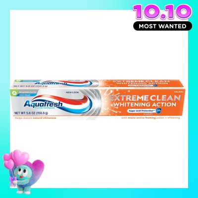 AQUAFRESH Triple Protection Whitening Action Mint Toothpaste 158.8g image
