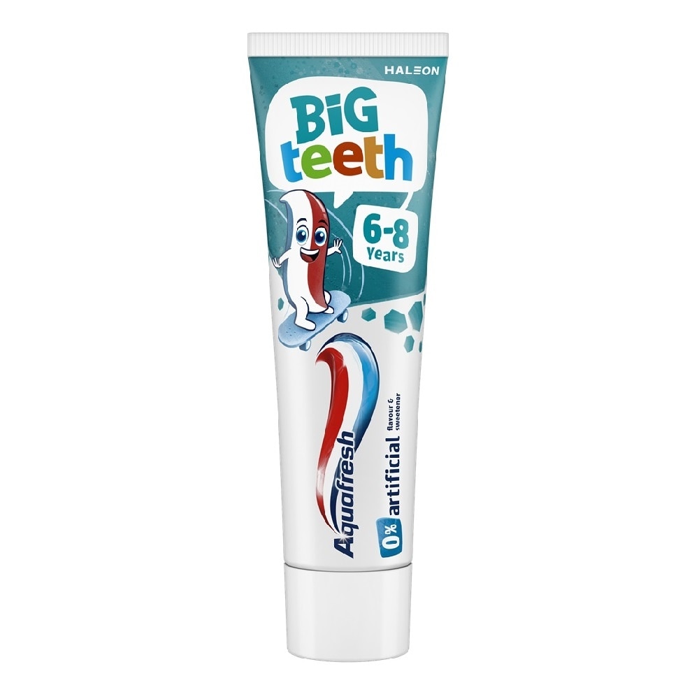 Kem Đánh Răng Trẻ Em Aquafresh Big Teeth 6Tuổi+ 50ml