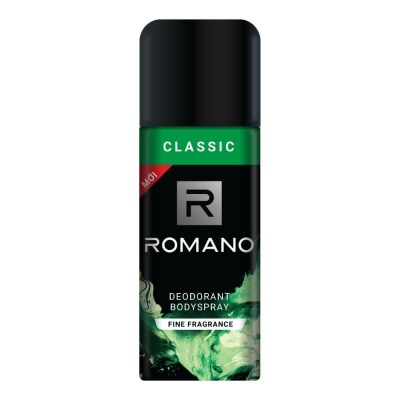 ROMANO Classic Deodorant Body Spray For Men 150ml