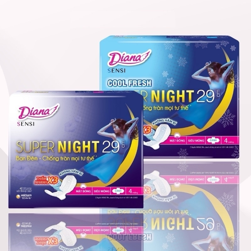 Sensi Night 29cm Sanitary Napkin 4Pcs