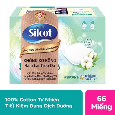 SILCOT Bông Tẩy Trang Silcot Premium 66 Miếng